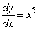 Find y(x) if   and y(0) = 6.