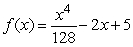 Find the relative extrema for   .