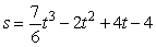  The position function of a particle is given by   for t  \ge  0. Find the functions for v and a. 