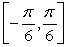 Find the value c that satisfies Rolle's Theorem for f(x)  = 9 cos 3x on   . A)    B)    C)  0 D)    E)   