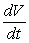  The volume of a cylinder is given by V =   \pi r<sup>2</sup>h. Find   in terms of   . (Assume that r is a constant.)  A)    B)  1 C)    D)    E)    