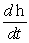  The volume of a cylinder is given by V =   \pi r<sup>2</sup>h. Find   in terms of   . (Assume that r is a constant.)  A)    B)  1 C)    D)    E)    