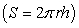 A circular cylinder has a radius r and a height h feet. If the height and radius both increase at the constant rate of 16 feet per minute, at what rate is the lateral surface area increasing?  