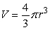 The volume of a sphere is given by   , where r is the radius. Given that the radius increases at 0.002 m/s when r = 1.2 m, find the rate at which the volume increases. Round your answer to four decimal places.