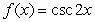  Find the x-coordinates of all points in the interval [-2  \pi , 2  \pi ] at which the graph of   has a horizontal tangent line. A)    B)    C)    D)    E)    