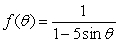  Find f'( \theta ) if   . 