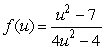 Find f '(u) if   .