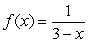 Use the definition of the derivative to calculate f '(x) if   .