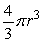 The volume of a sphere is given by   where r is the radius of the sphere. Use the method of Section 3.2 to find the instantaneous rate of change of V with respect to r when r = 6.