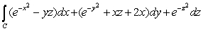 Use Stokes' Theorem to evaluate   over the circle x<sup>2</sup> + y<sup>2</sup> = 1, z = 1.