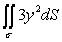  Evaluate the surface integral   where  \sigma  is that portion of the cylinder y<sup>2</sup> + z<sup>2</sup> = 1 that lies above the xy-plane enclosed by 0  \le   x  \le  5 and -1  \le   y  \le  1. A)    B)    C)    D)    E)  0 