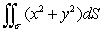  Evaluate the surface integral   where  \sigma is the portion of the cone   for 0  \le z  \le 3. 