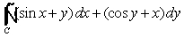  Use Green's Theorem to evaluate   , where C is x<sup>2</sup> + y<sup>2</sup> = 16. A)  6  \pi  B)  9  \pi  C)  18  \pi  D)  0 E)  12  \pi