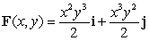 Let   . The work done by the force field on a particle moving along an arbitrary smooth curve from P(1, 1)  to Q(0, 0)  is A)    Nm B)  1 Nm C)    Nm D)  -1 Nm E)    Nm