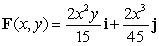 For   the work done by the force field on a particle moving along an arbitrary smooth curve from P(0, 0)  to Q(1, 2)  is A)    Nm B)    Nm C)    Nm D)    Nm E)    Nm