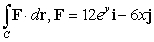 Evaluate the line integral.   along y = ln x from the point (1, 0) to the point (3, ln 3).
