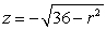  The surface expressed parametrically by x = r cos  \theta 0, y = r sin  \theta ,   is A)  a sphere B)  an ellipsoid C)  a paraboloid D)  a cone E)  a hemisphere 