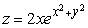  A parametric representation of the surface   in terms of the parameters r and \theta , where (r,  \theta , z)  are the cylindrical coordinates of a point and x = r cos  \theta , y = r sin  \theta  on the surface is A)  z = r cos  \theta e <sup>r</sup> B)    C)  z = cos  \theta e <sup>r</sup> D)    E)    