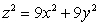 Find the surface area of the portion of the cone   that is above the region in the first quadrant bounded by the line   , and the parabola   . A)    B)    C)    D)    E)   