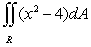 Find   where R is the region in the first quadrant enclosed between y = x and y = x<sup>5</sup>. A)    B)  1 C)    D)    E)  0