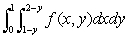 Sketch R and express   as an equivalent double integral with order of integration reversed.