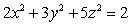 Use Lagrange multipliers to find the volume of the largest rectangular box that can be inscribed within the ellipsoid   . A)    B)    C)    D)    E)   