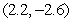 Use the total differential to approximate the change in   as (x, y)  varies from   to   . A)    B)    C)    D)    E)   