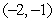 Use the total differential to approximate the change in   as (x, y)  varies from   to   . A)    B)    C)    D)    E)   
