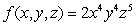 Compute the total differential for the function   . A)    B)    C)    D)    E)   