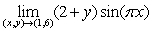 Evaluate   . A)  0 B)  1 C)  2 D)  Does not exist E)  4