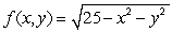 Sketch the graph of   in xyz space.