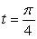 Find the unit tangent and unit normal vectors to r(t) = t i + ln(cos t) j at   .