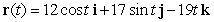 At t increases, the graph of   sketches A)  Clockwise and up B)  Counter-clockwise and up C)  Clockwise and down D)  Counter-clockwise and down E)  In a circle