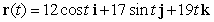 At t increases, the graph of   sketches A)  Clockwise and up B)  Counter-clockwise and up C)  Clockwise and down D)  Counter-clockwise and down E)  In a circle