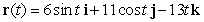Find the parametric equations that correspond to the given vector equation:   . A)    B)    C)    D)    E)   