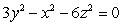 Identify the quadratic surface defined by   . A)  Ellipsoid B)  Elliptic cone C)  Elliptic paraboloid D)  Hyperbolic paraboloid E)  Sphere