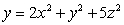 Identify the quadratic surface defined by   . A)  Ellipsoid B)  Elliptic cone C)  Elliptic paraboloid D)  Hyperbolic paraboloid E)  Sphere