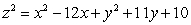 Identify the quadratic surface defined by   .