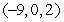 Find the direction vector for the line joining the points   and   . A)    B)    C)    D)    E)   
