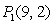 Find the parametric equations for the line passing through   and   .