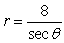 Identify the conic section represented by   . A)  parabola B)  hyperbola C)  ellipse D)  circle E)  not a conic section