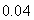 Find the distance between the pole and the vertices for the conic that has its focus at the pole and its directrix is   units above the pole and its eccentricity is   . A)  4 B)  0.04 C)  0 D)  1 E)  0.16