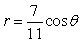 Identify the conic section by transforming to rectangular coordinates.  