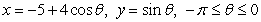 Determine the shape of the curve   by eliminating the parameter F \theta   and label the direction of increasing  \theta  . 