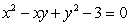 Rotate the coordinates to remove the xy-term. Then, name the conic.   A)  circle B)  hyperbola C)  ellipse D)  parabola