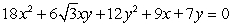 Determine the rotation angle that will eliminate the xy-term.  