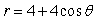 Find the area outside the circle   and inside the cardioid   . A)  7   B)    C)    D)    E)  18.84  