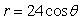 Find the area inside the circle   and outside the cardioid   . A)  7   B)    C)    D)    E)  75.36  