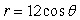 Find the area common to the circles   and   . A)  7   B)    C)    D)    E)  -72 + 36  