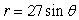 Find the area common to the circles   and   .